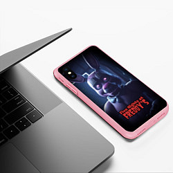 Чехол iPhone XS Max матовый Five Nights at Freddys Bonnie, цвет: 3D-баблгам — фото 2