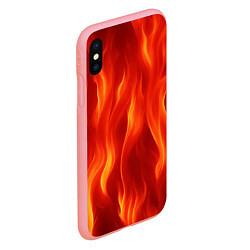Чехол iPhone XS Max матовый Огонь рыжий, цвет: 3D-баблгам — фото 2
