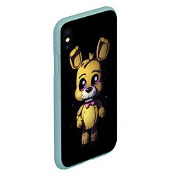 Чехол iPhone XS Max матовый Spring Bonnie Five Nights at Freddys, цвет: 3D-мятный — фото 2