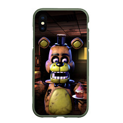 Чехол iPhone XS Max матовый Five Nights at Freddy