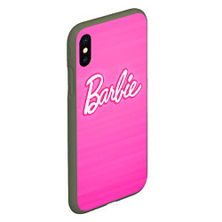 Чехол iPhone XS Max матовый Барби - Фильм, цвет: 3D-темно-зеленый — фото 2
