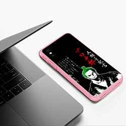 Чехол iPhone XS Max матовый Ророноа Зоро самурай, цвет: 3D-баблгам — фото 2
