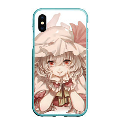 Чехол iPhone XS Max матовый Touhou Project Flandre Scarlet Cute, цвет: 3D-мятный