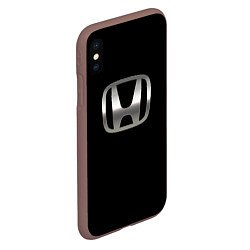 Чехол iPhone XS Max матовый Honda sport auto, цвет: 3D-коричневый — фото 2