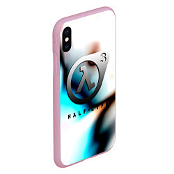 Чехол iPhone XS Max матовый Half life 3 is coming, цвет: 3D-розовый — фото 2