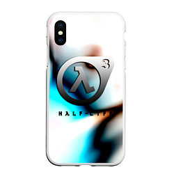 Чехол iPhone XS Max матовый Half life 3 is coming, цвет: 3D-белый