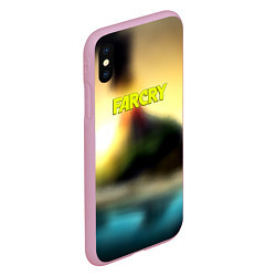 Чехол iPhone XS Max матовый Farcry tropicano, цвет: 3D-розовый — фото 2