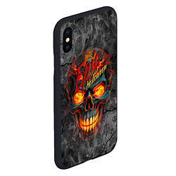 Чехол iPhone XS Max матовый Epic Halloween, цвет: 3D-черный — фото 2