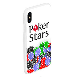Чехол iPhone XS Max матовый Poker - игра для удачливых, цвет: 3D-белый — фото 2