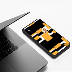 Чехол iPhone XS Max матовый Илон идея, цвет: 3D-черный — фото 2