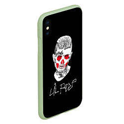 Чехол iPhone XS Max матовый Lil Peep idol 2023, цвет: 3D-салатовый — фото 2