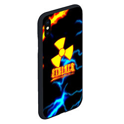 Чехол iPhone XS Max матовый Stalker storm, цвет: 3D-черный — фото 2