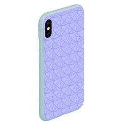 Чехол iPhone XS Max матовый Звёздные дуги, цвет: 3D-голубой — фото 2