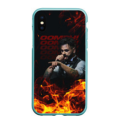 Чехол iPhone XS Max матовый Dero Goi Oomph, цвет: 3D-мятный