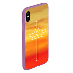 Чехол iPhone XS Max матовый Icon 30STM, цвет: 3D-фиолетовый — фото 2