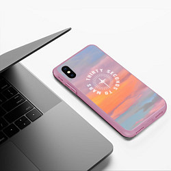 Чехол iPhone XS Max матовый 30 SMT Seasons, цвет: 3D-розовый — фото 2