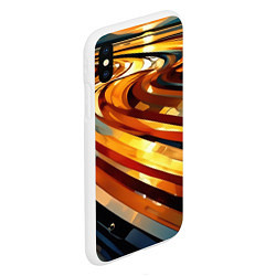 Чехол iPhone XS Max матовый Абстрактная дорога, цвет: 3D-белый — фото 2