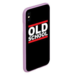 Чехол iPhone XS Max матовый Old school - experience, цвет: 3D-сиреневый — фото 2