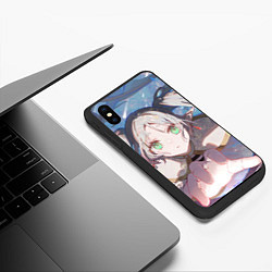 Чехол iPhone XS Max матовый Sousou no Frieren, цвет: 3D-черный — фото 2