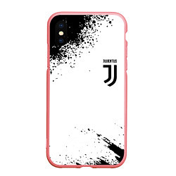 Чехол iPhone XS Max матовый Juventus sport color black, цвет: 3D-баблгам