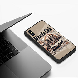 Чехол iPhone XS Max матовый Attantic club, цвет: 3D-черный — фото 2