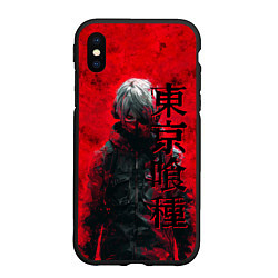 Чехол iPhone XS Max матовый Tokyo Ghoul - Kaneki Ken