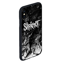 Чехол iPhone XS Max матовый Slipknot black graphite, цвет: 3D-черный — фото 2