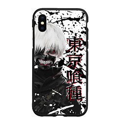 Чехол iPhone XS Max матовый Kaneki Ken - Токийский Гуль, цвет: 3D-черный