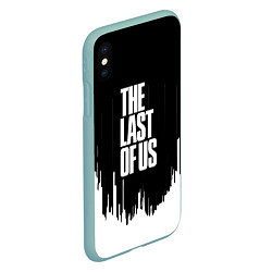 Чехол iPhone XS Max матовый The last of us текстура, цвет: 3D-мятный — фото 2