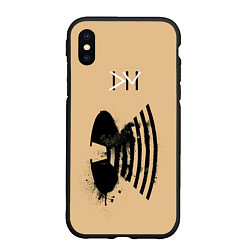 Чехол iPhone XS Max матовый Depeche Mode music for the masses, цвет: 3D-черный