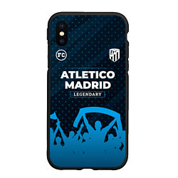 Чехол iPhone XS Max матовый Atletico Madrid legendary форма фанатов