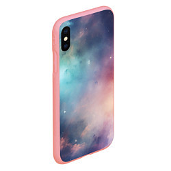 Чехол iPhone XS Max матовый Нежный космос, цвет: 3D-баблгам — фото 2