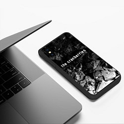 Чехол iPhone XS Max матовый The Cranberries black graphite, цвет: 3D-черный — фото 2