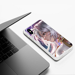 Чехол iPhone XS Max матовый Sousou no Frieren Фрирен beautiful, цвет: 3D-белый — фото 2