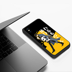 Чехол iPhone XS Max матовый Выхлдной господина злодея, цвет: 3D-черный — фото 2