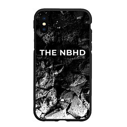 Чехол iPhone XS Max матовый The Neighbourhood black graphite, цвет: 3D-черный