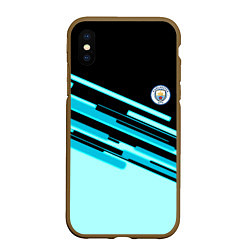 Чехол iPhone XS Max матовый Chelsea sport fc, цвет: 3D-коричневый