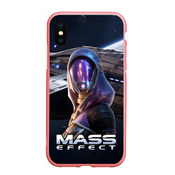 Чехол iPhone XS Max матовый Mass Effect ТалиЗора, цвет: 3D-баблгам