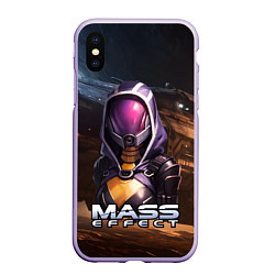 Чехол iPhone XS Max матовый Mass Effect ТалиЗора аватар, цвет: 3D-светло-сиреневый