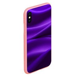 Чехол iPhone XS Max матовый Фиолетовый шелк, цвет: 3D-баблгам — фото 2