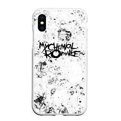 Чехол iPhone XS Max матовый My Chemical Romance dirty ice, цвет: 3D-белый