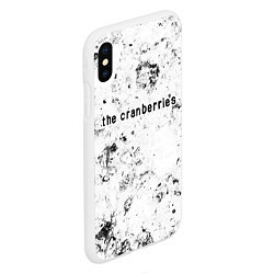 Чехол iPhone XS Max матовый The Cranberries dirty ice, цвет: 3D-белый — фото 2