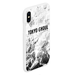 Чехол iPhone XS Max матовый Tokyo Ghoul white graphite, цвет: 3D-белый — фото 2