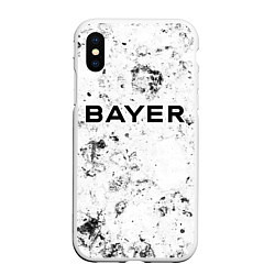 Чехол iPhone XS Max матовый Bayer 04 dirty ice, цвет: 3D-белый