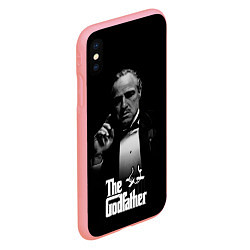 Чехол iPhone XS Max матовый Don Vito Corleone, цвет: 3D-баблгам — фото 2