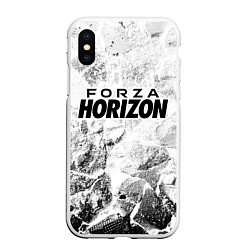Чехол iPhone XS Max матовый Forza Horizon white graphite