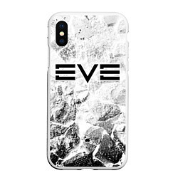 Чехол iPhone XS Max матовый EVE white graphite