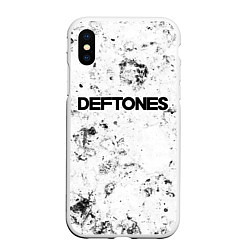 Чехол iPhone XS Max матовый Deftones dirty ice