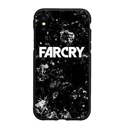 Чехол iPhone XS Max матовый Far Cry black ice, цвет: 3D-черный