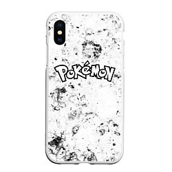 Чехол iPhone XS Max матовый Pokemon dirty ice